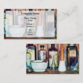 Carte De Visite CustomizMortar et pilon et produit de Pestlee (Devant / Derrière)