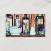 Carte De Visite CustomizMortar et pilon et produit de Pestlee (Dos)