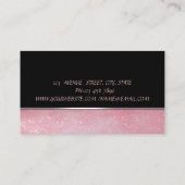 Carte De Visite Cute adorable Elegant Cupcake (Dos)