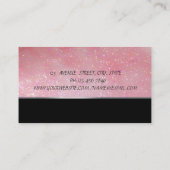 Carte De Visite Cute Adorable Mixer Fleurs boulangerie (Dos)