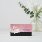 Carte De Visite Cute Adorable Mixer Fleurs boulangerie (Debout devant)