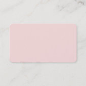 Carte De Visite Cute aquarelle Bakers Pink Mixer (Dos)