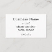 Carte De Visite Cute aquarelle cactus succulents dans les pots (Dos)