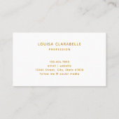 Carte De Visite Cute Aquarelle Fruit Herbe Jardin (Dos)