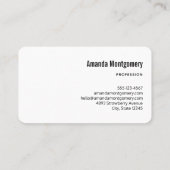 Carte De Visite Cute astronaute Animaux flottant dans l'espace (Dos)