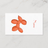 Carte De Visite Cute Balloon Chien Thunder_Cove (Dos)