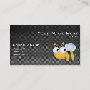 Carte De Visite Cute Bee; Sleek