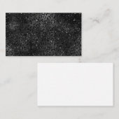 Carte De Visite Cute Black Cheetah Leopard Motif d'impression (Devant / Derrière)