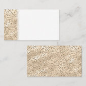 Carte De Visite Cute brun Cheetah Leopard Peau Imprimer Motif (Devant / Derrière)