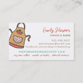 Carte De Visite Cute Cakes Home Bakery (Dos)