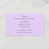 Carte De Visite Cute Cat Groomer (Dos)