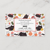 Carte De Visite Cute Cats Yarn Knit Goods (Dos)