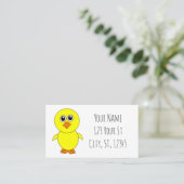 Carte De Visite Cute Chick Thunder_Cove (Debout devant)