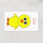 Carte De Visite Cute Chick Thunder_Cove (Dos)