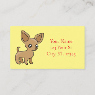 Carte De Visite Cute Chihuahua Mama Art Thunder_Cove