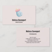 Carte De Visite Cute de Bottle (Devant / Derrière)