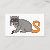 Carte De Visite Cute Emperor Tamarin illustration (Dos)