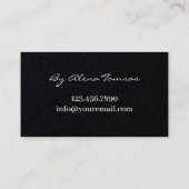 Carte De Visite Cute Eyelash Extensions Maquillage Artiste barre d (Dos)