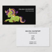 Carte De Visite Cute Frankenstein (Devant / Derrière)