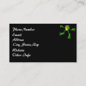 Carte De Visite Cute Froggy verte (Dos)