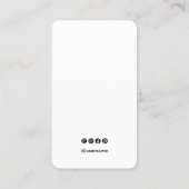 Carte De Visite Cute Fun Confetti Stud Élevant Bijoux (Dos)