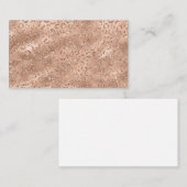 Carte De Visite Cute Gold Cheetah Leopard Motif d'impression (Devant / Derrière)