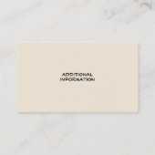 Carte De Visite Cute Grey Kitten (Dos)