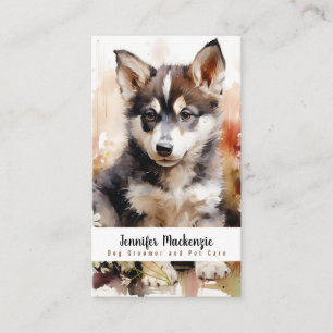 Carte De Visite Cute Groomer Chien Groomer Service de soins pour a