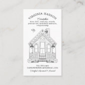 Carte De Visite Cute House One Side Caregiver (Devant)