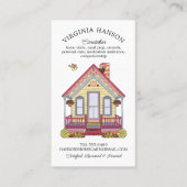 Carte De Visite Cute House Services d'aidants naturels (Devant)