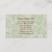 Carte De Visite Cute Hummingbird Designer (Dos)