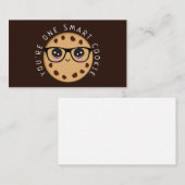 Carte De Visite Cute Kawaii One Smart Cookie (Devant / Derrière)