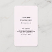 Carte De Visite Cute Kitten dans un Teacup avec les coeurs (Dos)