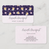 Carte De Visite Cute Kitty Chat Astronauts Motif (Devant / Derrière)