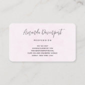 Carte De Visite Cute Kitty Chat Astronauts Motif (Dos)