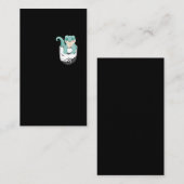 Carte De Visite Cute léopard Gecko Kawaii Reptile (Devant / Derrière)