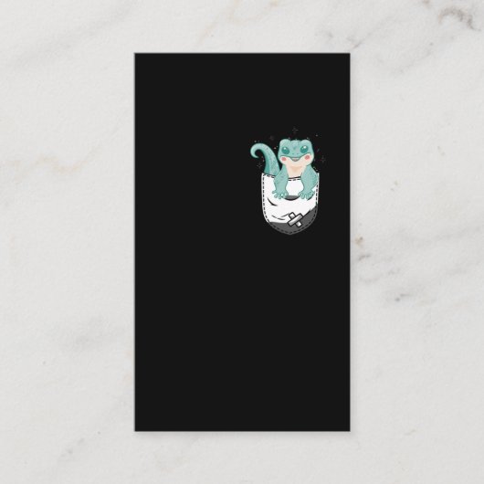 Carte De Visite Cute léopard Gecko Kawaii Reptile (Devant)