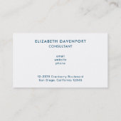 Carte De Visite Cute Llama Motif Pois (Dos)