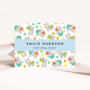 Carte De Visite Cute Llamas, Centre de jeux pour enfants, Centre d