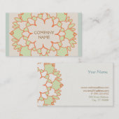 Carte De Visite Cute Lotus Natural Holistic Santé et beauté (Devant / Derrière)