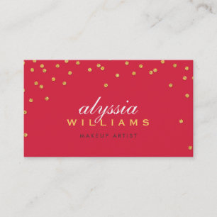 Carte De Visite CUTE mini confetti or brillant parties scintillant