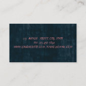 Carte De Visite Cute moderne adorable boulangerie de Cupcake (Dos)