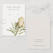 Carte De Visite Cute Native Banksia Flora Écouter un collier (Devant / Derrière)