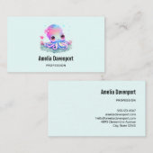Carte De Visite Cute Octopus Sea Creator (Devant / Derrière)