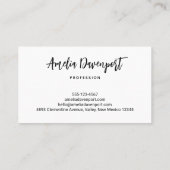 Carte De Visite Cute Octopus Sea Creator (Dos)