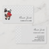 Carte De Visite Cute Panda (Devant / Derrière)