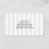 Carte De Visite Cute Panda (Dos)