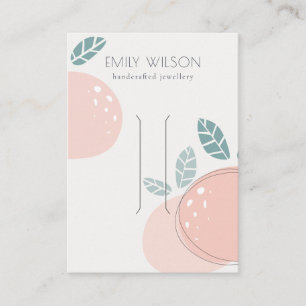 Carte De Visite Cute Peach Fruity Abstrait Bold Hair Clip Display