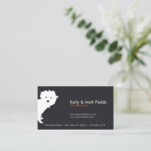 Carte De Visite Cute Peeeking Pup II (Debout devant)