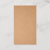 Carte De Visite cute personalized thank you love (Dos)